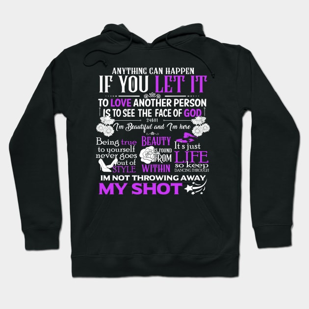 Broadway Motivational Quotes Hoodie by KsuAnn